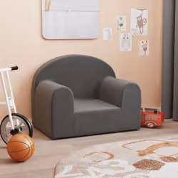 Ce canapé moelleux pour enfants offre un endroit confortable à votre petit pour lire, jouer ou se détendre. Matériau conforta ...