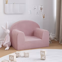 Ce canapé moelleux pour enfants offre un endroit confortable à votre petit pour lire, jouer ou se détendre. Matériau conforta ...