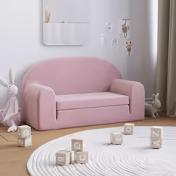 Description générale Ce canapé-lit 2 places moelleux pour enfants offre un endroit confortable pour lire, jouer ou faire une ...