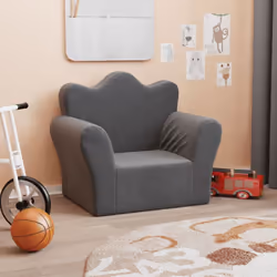 Ce canapé moelleux pour enfants offre un endroit confortable à votre petit pour lire, jouer ou se détendre. Matériau conforta ...