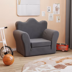 Ce canapé-lit moelleux pour enfants offre un endroit confortable à votre petit pour lire, jouer ou faire une sieste. Matériau ...
