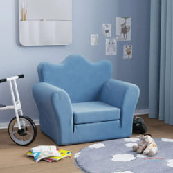 vidaXL Canapé-lit pour enfants - Bleu