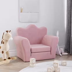 Ce canapé-lit moelleux pour enfants offre un endroit confortable à votre petit pour lire, jouer ou faire une sieste. Matériau ...