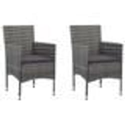 vidaXL Canapé 2 places avec oreillers gris foncé 140 cm tissu
