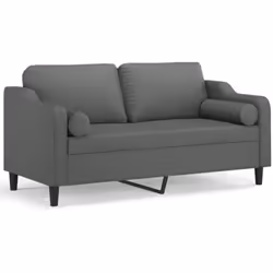 Ce canapé 2 places, qui se démarque par son design moderne et ses coussins décoratifs, sera un excellent endroit pour discute ...