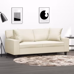 Ce canapé 2 places, qui se démarque par son design moderne et ses coussins décoratifs, sera un excellent endroit pour discute ...