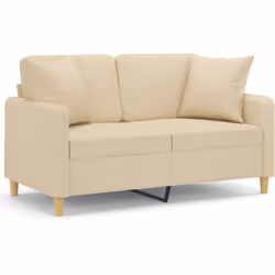 Ce canapé 2 places, qui se démarque par son design moderne et ses coussins décoratifs, sera un excellent endroit pour discute ...