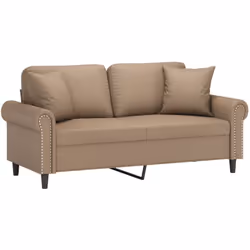 Ce canapé 2 places, qui se démarque par son design moderne et ses coussins décoratifs, sera un excellent endroit pour discute ...