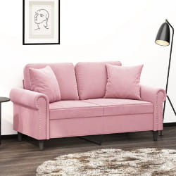 vidaXL 2 places - Rose Velours