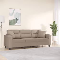 Ce canapé 3 places, qui se démarque par son design moderne et ses coussins décoratifs, sera un excellent endroit pour discute ...