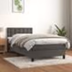 vidaXL Fauteuil avec repose-pied Gris clair 60 cm Tissu