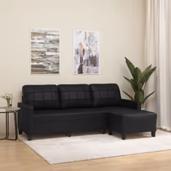 Ce canapé à 3 places avec repose-pieds est un excellent endroit pour discuter, lire, regarder la télévision ou simplement vou ...