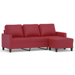 VidaXL 3201027 canapé Rouge