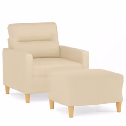 Ce fauteuil avec repose-pied est un excellent endroit pour discuter, lire, regarder la télévision ou simplement vous détendre ...