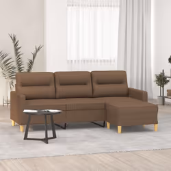 Ce canapé à 3 places avec repose-pieds est un excellent endroit pour discuter, lire, regarder la télévision ou simplement vou ...