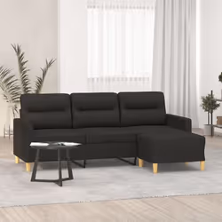 Ce canapé à 3 places avec repose-pieds est un excellent endroit pour discuter, lire, regarder la télévision ou simplement vou ...