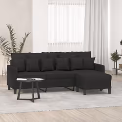 Ce canapé à 3 places avec repose-pieds est un excellent endroit pour discuter, lire, regarder la télévision ou simplement vou ...
