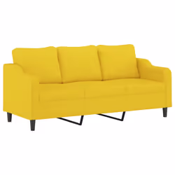 VidaXL 3201140 canapé Jaune - Vue supplémentaire 4