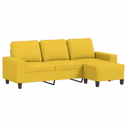 VidaXL 3201156, Jaune, mousse, Métal, Polyester, Textile, 600 mm, 500 mm, 410 mm