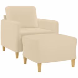 Ce fauteuil avec repose-pied est un excellent endroit pour discuter, lire, regarder la télévision ou simplement vous détendre ...