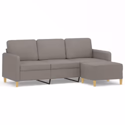VidaXL 3201199, Taupe, mousse, Métal, Polyester, Textile, 600 mm, 500 mm, 410 mm