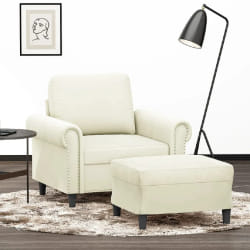 VidaXL Fauteuil repose-pied