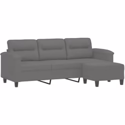 Ce canapé à 3 places avec repose-pieds est un excellent endroit pour discuter, lire, regarder la télévision ou simplement vou ...