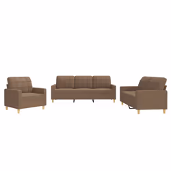 VidaXL 3201253, Marron, mousse, Métal, Polyester, Textile, 60 cm, 50 cm, 41 cm