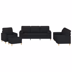 VidaXL 3201270, Noir, mousse, Métal, Polyester, Textile, 60 cm, 50 cm, 41 cm