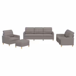 VidaXL 3201273, Taupe, mousse, Métal, Polyester, Textile, 60 cm, 50 cm, 41 cm