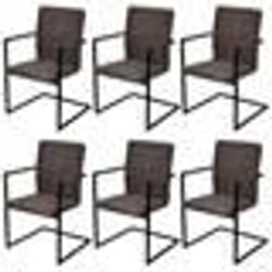vidaXL Ensemble de canapés 2 pcs avec coussins Marron Tissu
