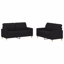 VidaXL 3201278, Noir, mousse, Métal, Polyester, Textile, 158 cm, 77 cm, 80 cm