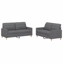 VidaXL 3201283, Gris, mousse, Métal, Polyester, Textile, 70 cm, 55 cm, 41 cm