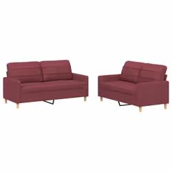 VidaXL 3201288, Rouge, mousse, Métal, Polyester, Textile, 70 cm, 55 cm, 41 cm