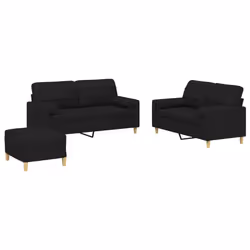 VidaXL 3201302, Noir, mousse, Métal, Polyester, Textile, 70 cm, 55 cm, 41 cm