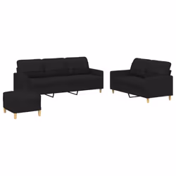 VidaXL 3201318, Noir, mousse, Métal, Polyester, Textile, 60 cm, 50 cm, 41 cm