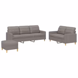 VidaXL 3201321, Taupe, mousse, Métal, Polyester, Textile, 60 cm, 50 cm, 41 cm