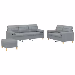 VidaXL 3201330, Gris, mousse, Métal, Polyester, Textile, 60 cm, 50 cm, 41 cm
