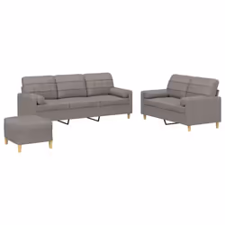 VidaXL 3201337, Taupe, mousse, Métal, Polyester, Textile, 60 cm, 50 cm, 41 cm
