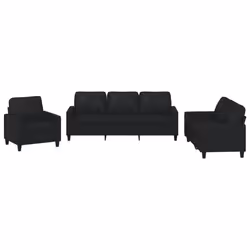 VidaXL 3201403, Noir, mousse, Simili-cuir, Métal, Polywood, Textile, 60 cm, 50 cm, 41 cm