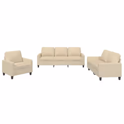 VidaXL 3201430, Crème, mousse, Métal, Polyester, Textile, 198 cm, 77 cm, 80 cm