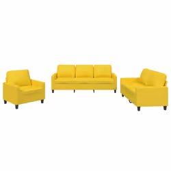 VidaXL 3201433, Jaune, mousse, Métal, Polyester, Textile, 198 cm, 77 cm, 80 cm