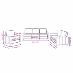 VidaXL 3201433 Ensemble de meubles de salle à manger Jaune - Vue supplémentaire 8