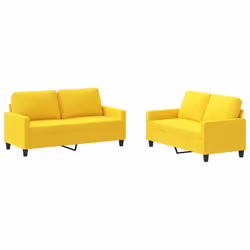 VidaXL 3201449, Jaune, mousse, Métal, Polyester, Textile, 158 cm, 77 cm, 80 cm
