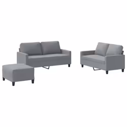 VidaXL 3201452, Gris, mousse, Métal, Polyester, Textile, 70 cm, 55 cm, 41 cm