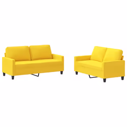 VidaXL 3201457, Jaune, mousse, Métal, Polyester, Textile, 70 cm, 55 cm, 41 cm