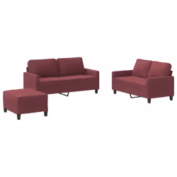 VidaXL 3201458, Rouge, mousse, Métal, Polyester, Textile, 70 cm, 55 cm, 41 cm