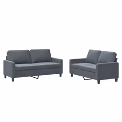 VidaXL 3201497, Gris, mousse, Métal, Polyester, Polywood, Textile, 158 cm, 77 cm, 80 cm