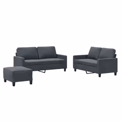 VidaXL 3201507, Gris, mousse, Métal, Polyester, Polywood, Textile, 70 cm, 55 cm, 41 cm