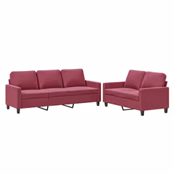 VidaXL 3201520, Rouge, mousse, Métal, Polyester, Polywood, Textile, 198 cm, 77 cm, 80 cm